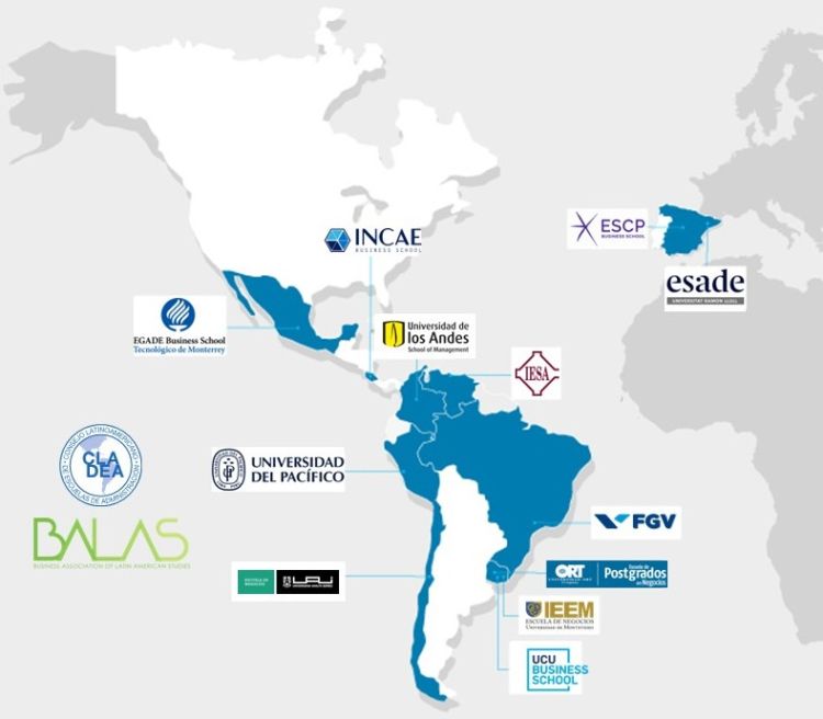 Mapa instituciones aliadas CBCC